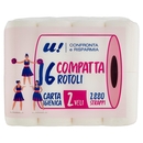 16 Rotoli Carta Igienica Compatta 2 Veli U! Confronta e Risparmia